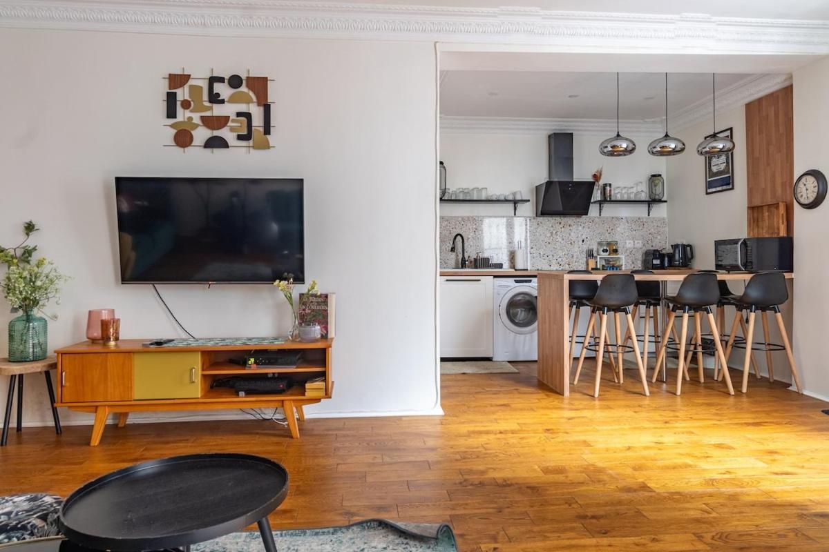 Appartement 2 Etages Paris - Metro 9 Grands Boulevards - Folies Bergeres Esterno foto